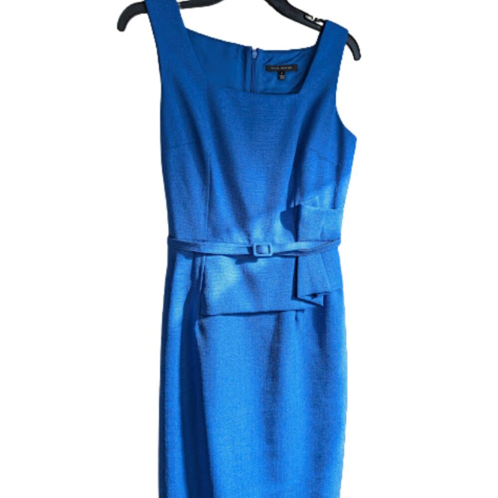David Meister Royal Blue Midi Dress | Size 4